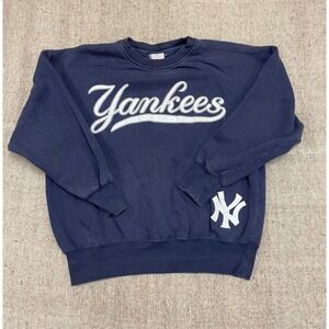 Vintage New York Yankees sweatshirt mens xl blue 1990s Logo MLB majesitc